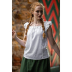 Immagine del prodotto Blusa estiva medievale Lotte con ruches bianca
