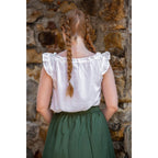 Immagine del prodotto Blusa estiva medievale Lotte con ruches bianca