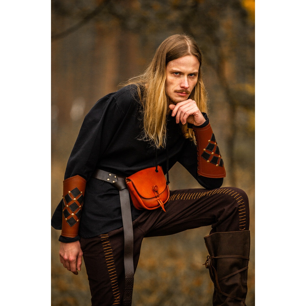 Produktbild Mittelalter Leder Tasche Tilo