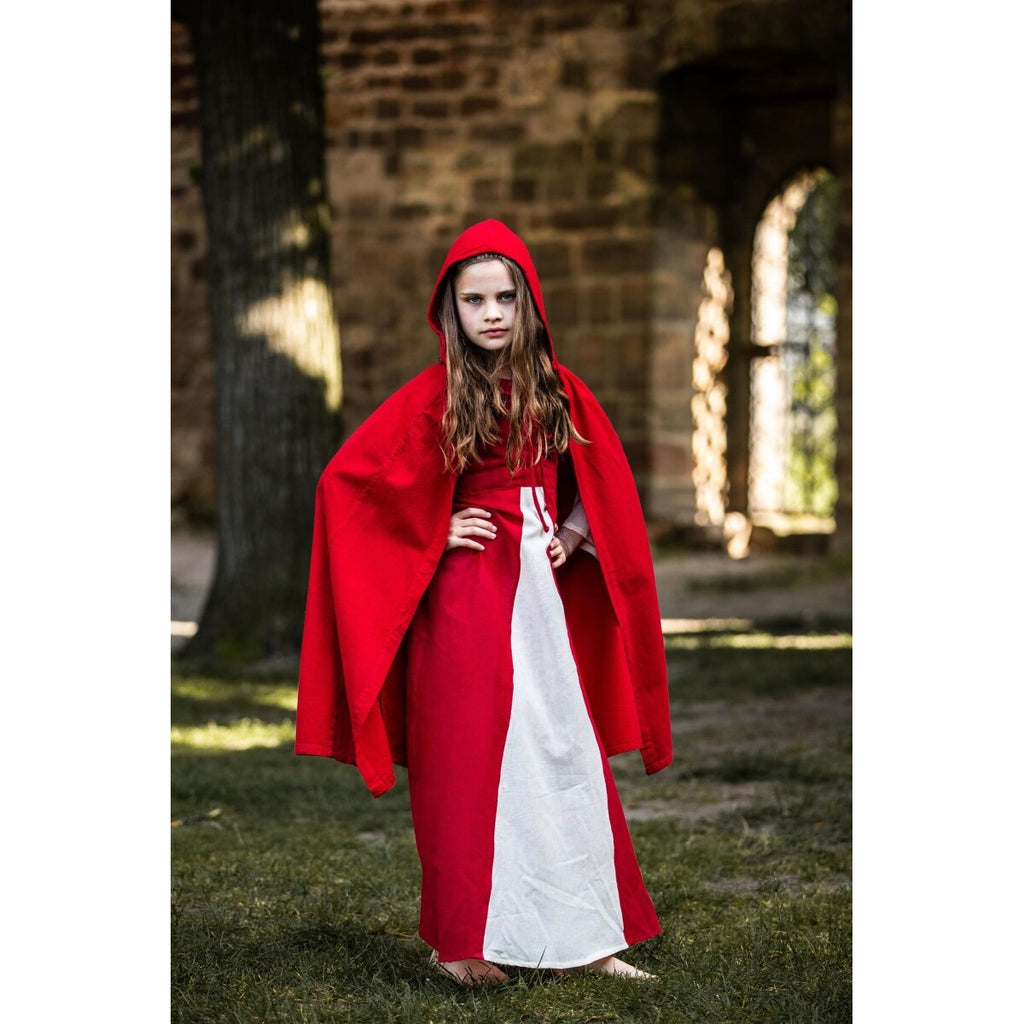 Image produit Cape médiévale Cecilia pour enfants rouge