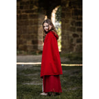 Image produit Cape médiévale Cecilia pour enfants rouge