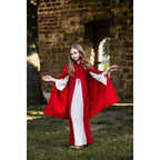 Image produit Cape médiévale Cecilia pour enfants rouge