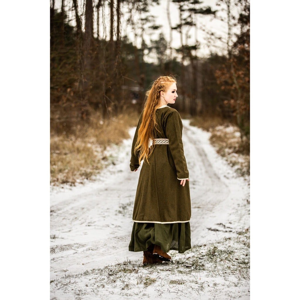 Produktbild Mittelalter Birka Mantel Skadi grün