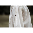 Immagine del prodotto Camicia medievale con colletto in piedi e lacci Bruno beige