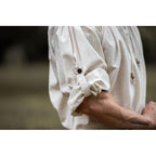 Immagine del prodotto Camicia medievale con colletto in piedi e lacci Bruno beige