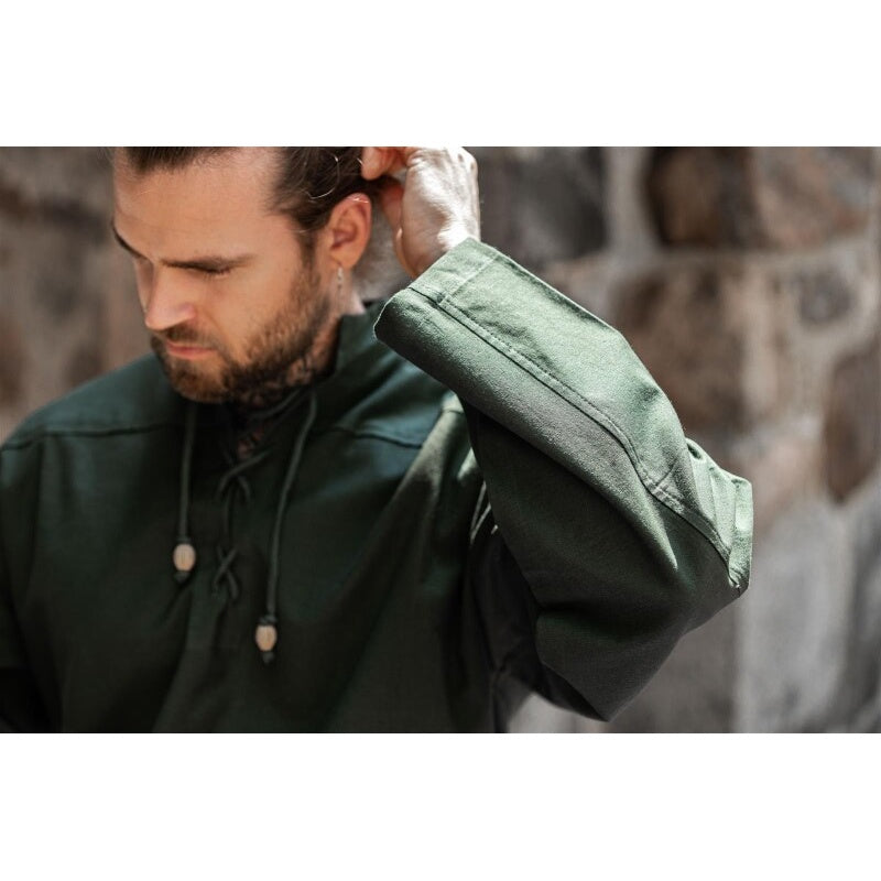 Image produit Chemise médiévale Ansbert vert