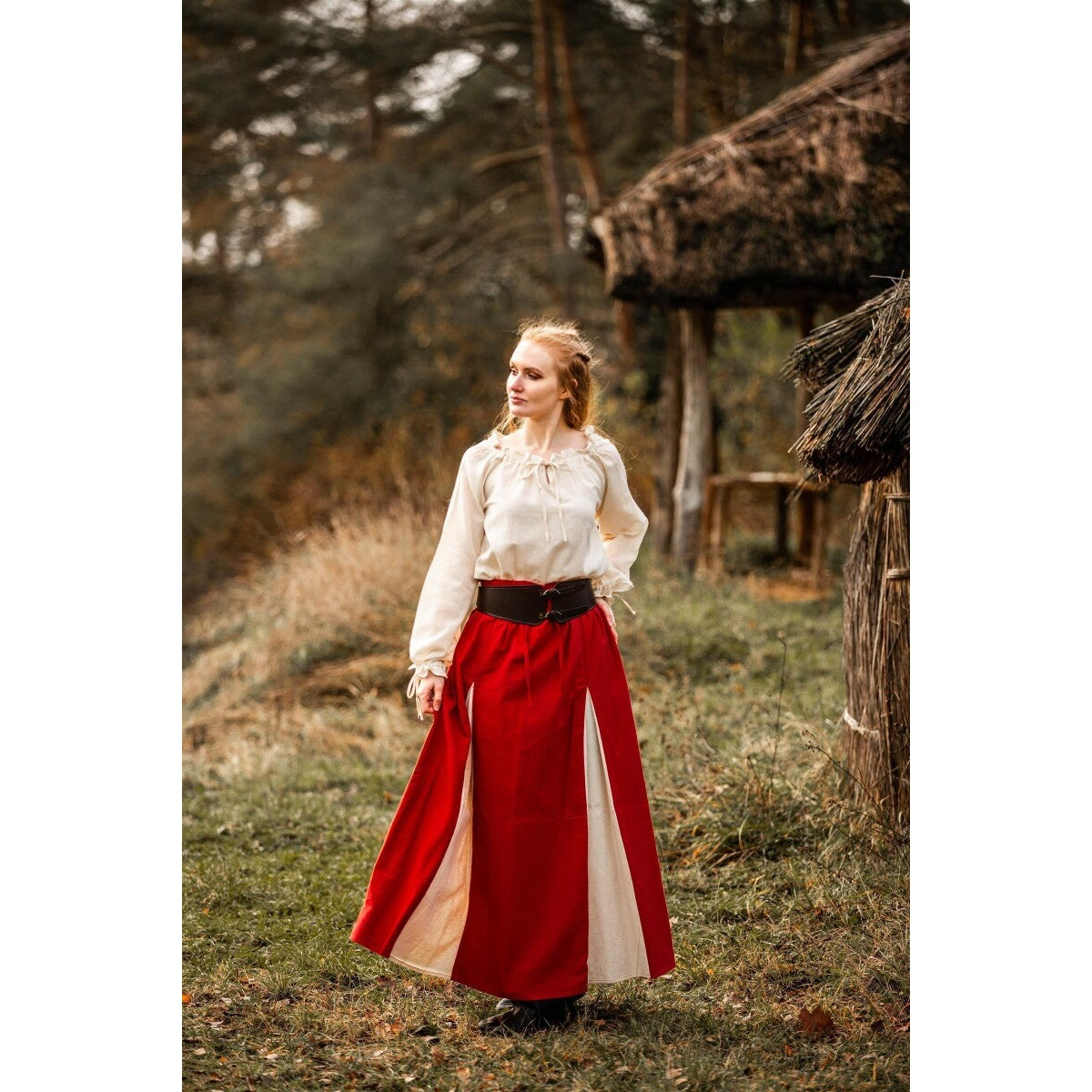 Image produit Blouse médiévale Edith beige