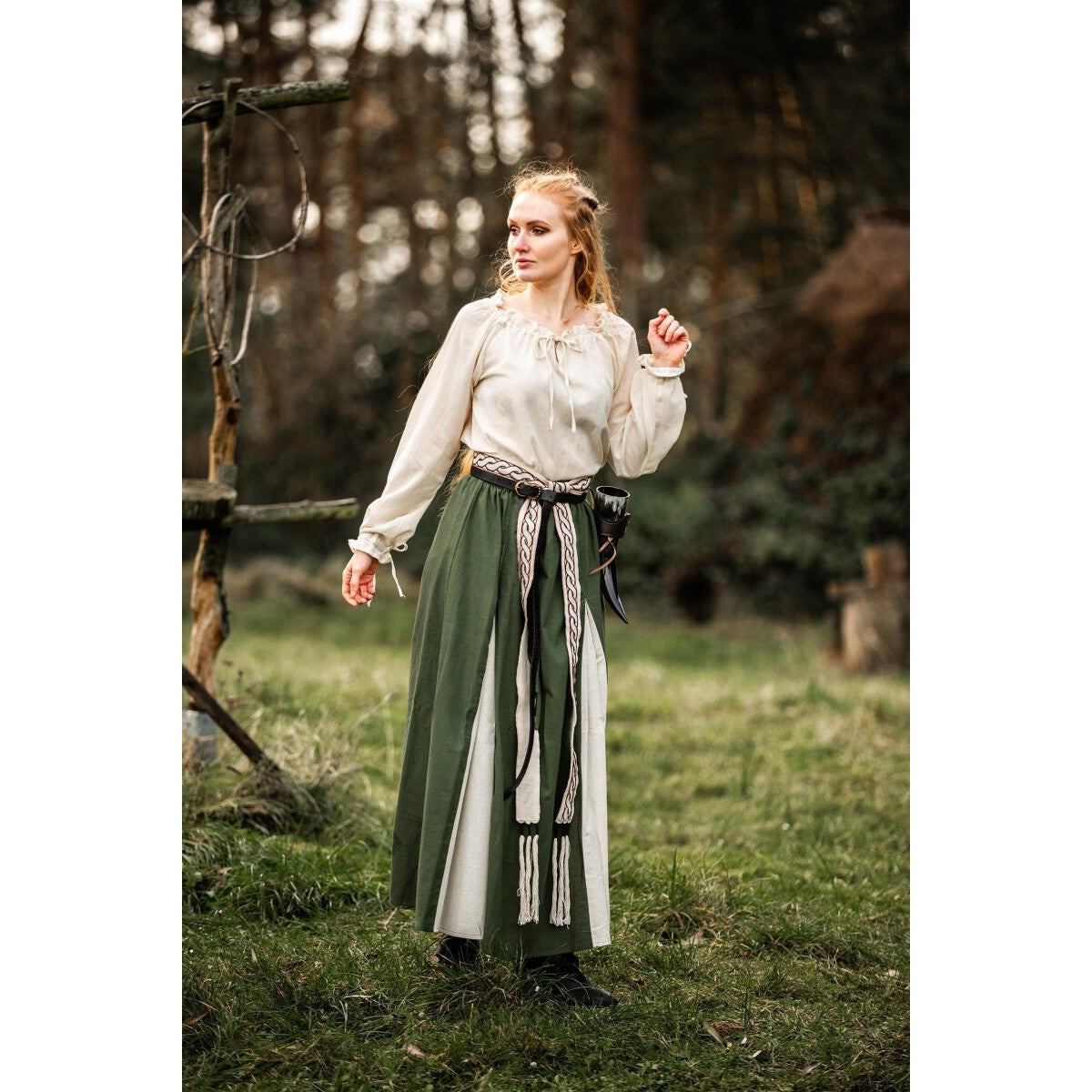 Image produit Blouse médiévale Edith beige