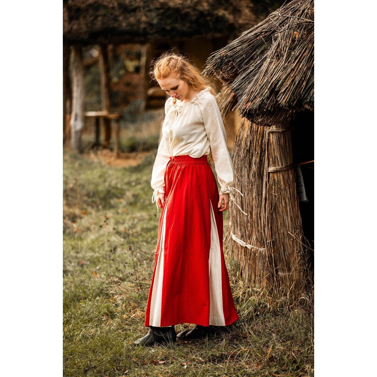 Image produit Blouse médiévale Edith beige