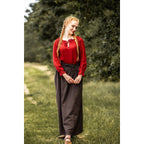Immagine del prodotto Blusa medievale con pizzo Bettina rossa