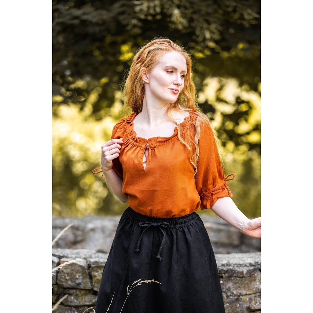Immagine del prodotto Blusa medievale manica corta Vera marrone