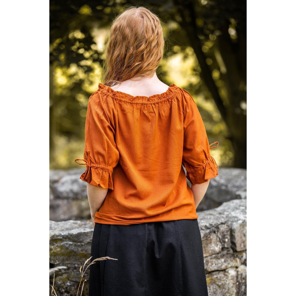 Immagine del prodotto Blusa medievale manica corta Vera marrone