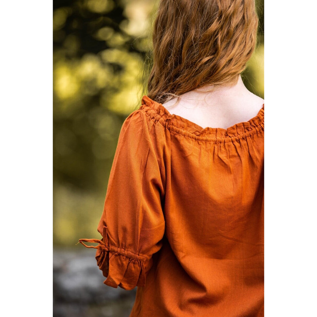 Immagine del prodotto Blusa medievale manica corta Vera marrone