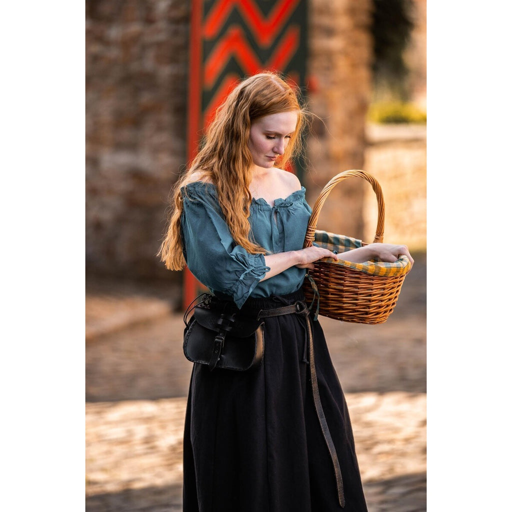 Immagine del prodotto Blusa medievale a maniche corte Vera blu