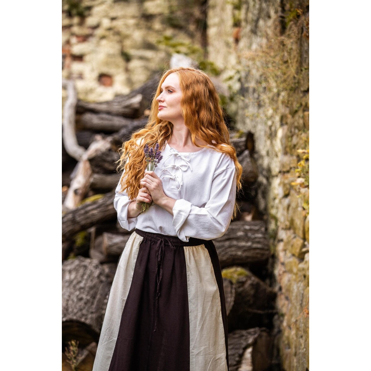 Immagine del prodotto Blusa medievale Tilda bianca