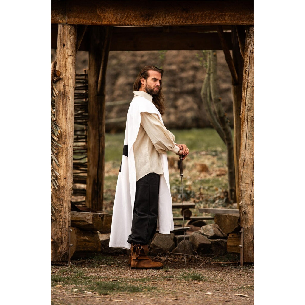 Product image Medieval Surcoat of the Knights Templar white-black
