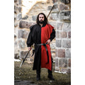 Image produit Tabard médiéval Frederick noir-rouge