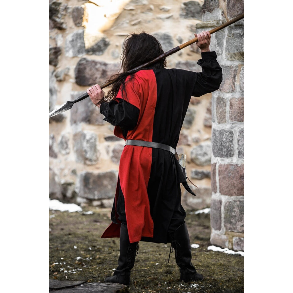 Image produit Tabard médiéval Frederick noir-rouge