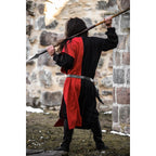 Image produit Tabard médiéval Frederick noir-rouge