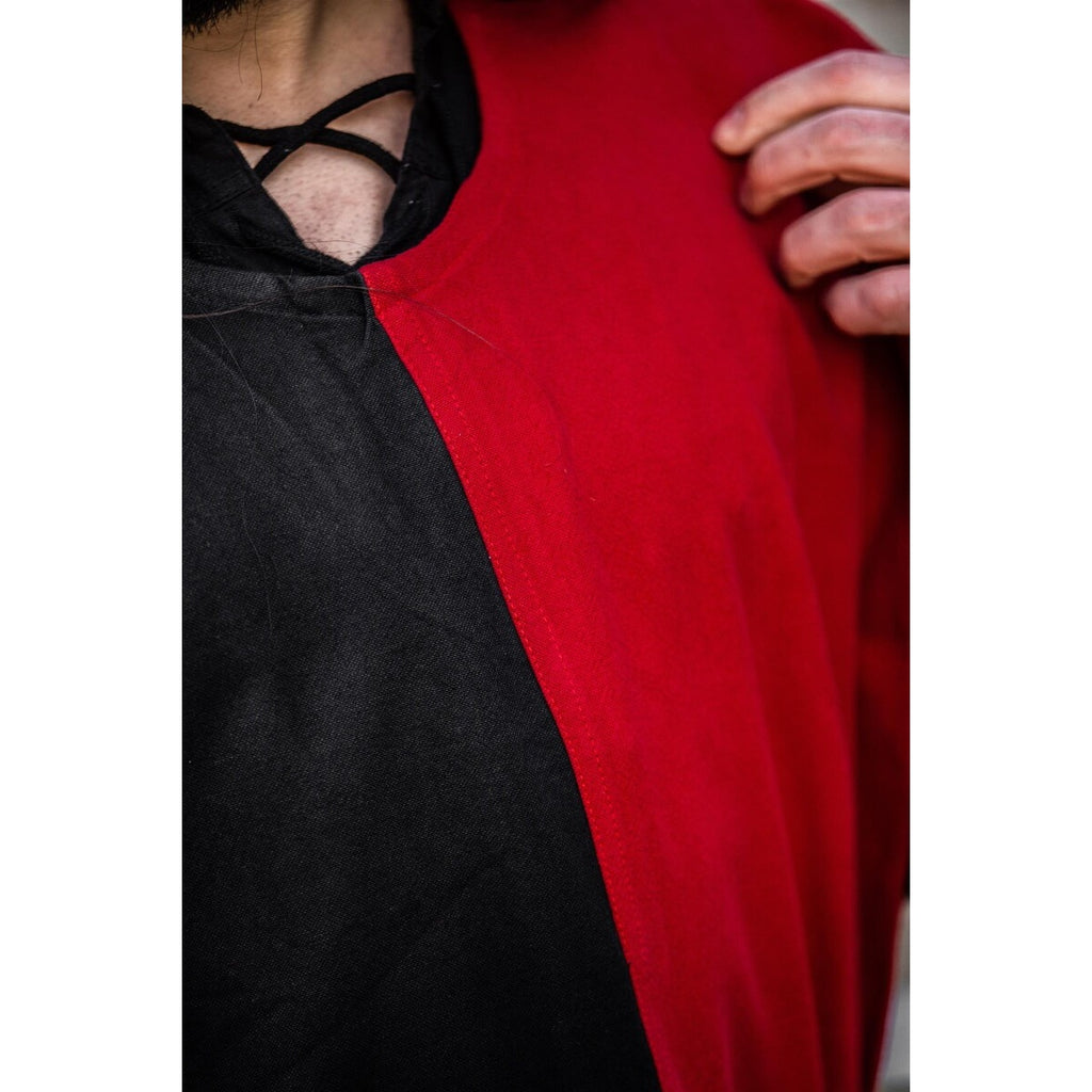 Immagine del prodotto Sopravveste medievale nero-rosso