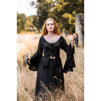 Image produit Blouse médiévale Carmen noire