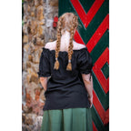 Produktbild Mittelalter Kurzarmbluse Otilia schwarz