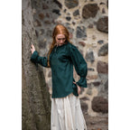 Image produit Blouse médiévale Morgan verte