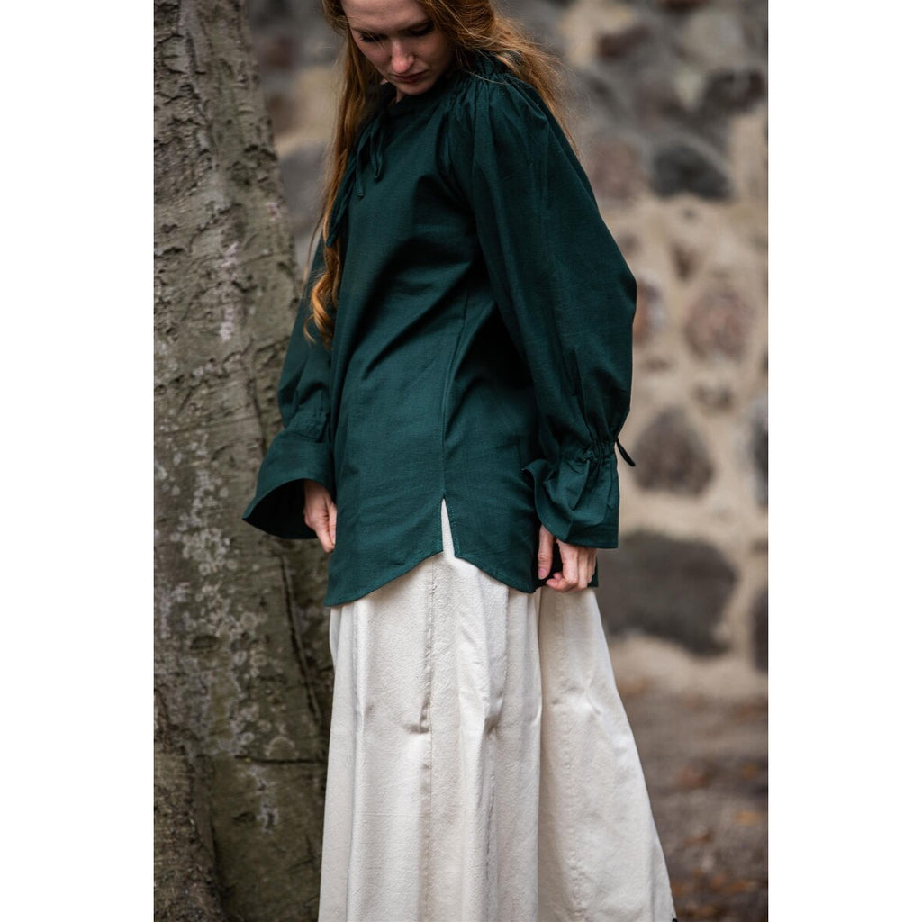 Image produit Blouse médiévale Morgan verte