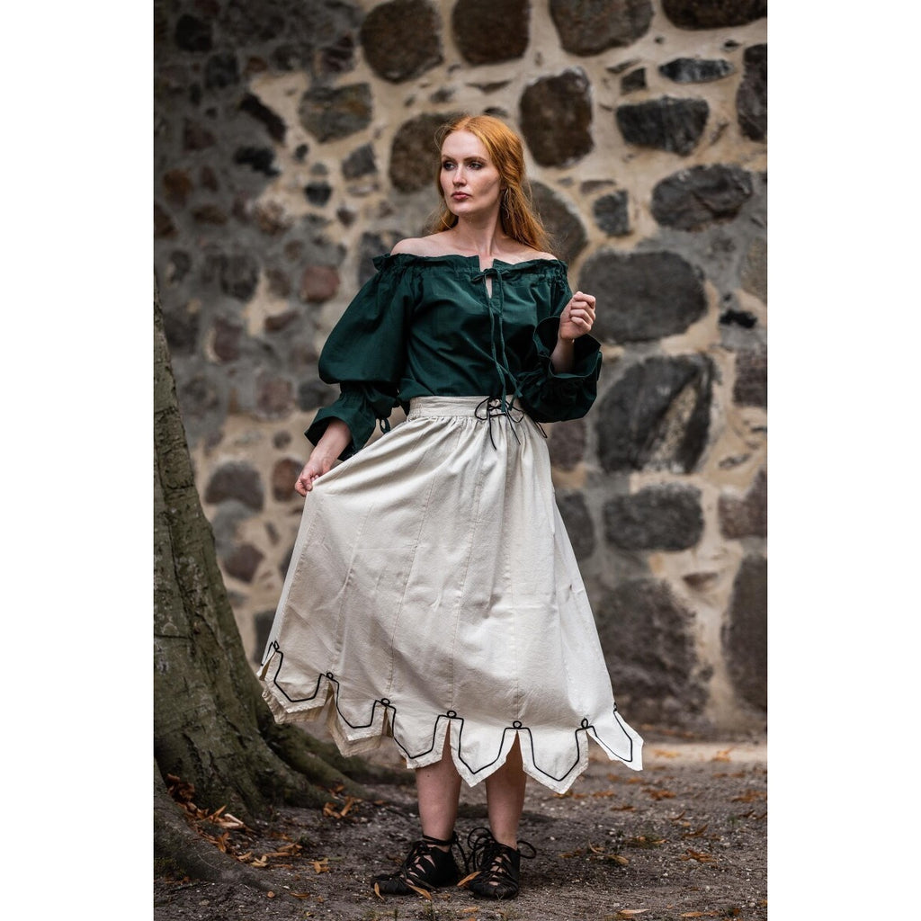 Image produit Blouse médiévale Morgan verte