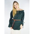 Image produit Blouse médiévale Morgan verte