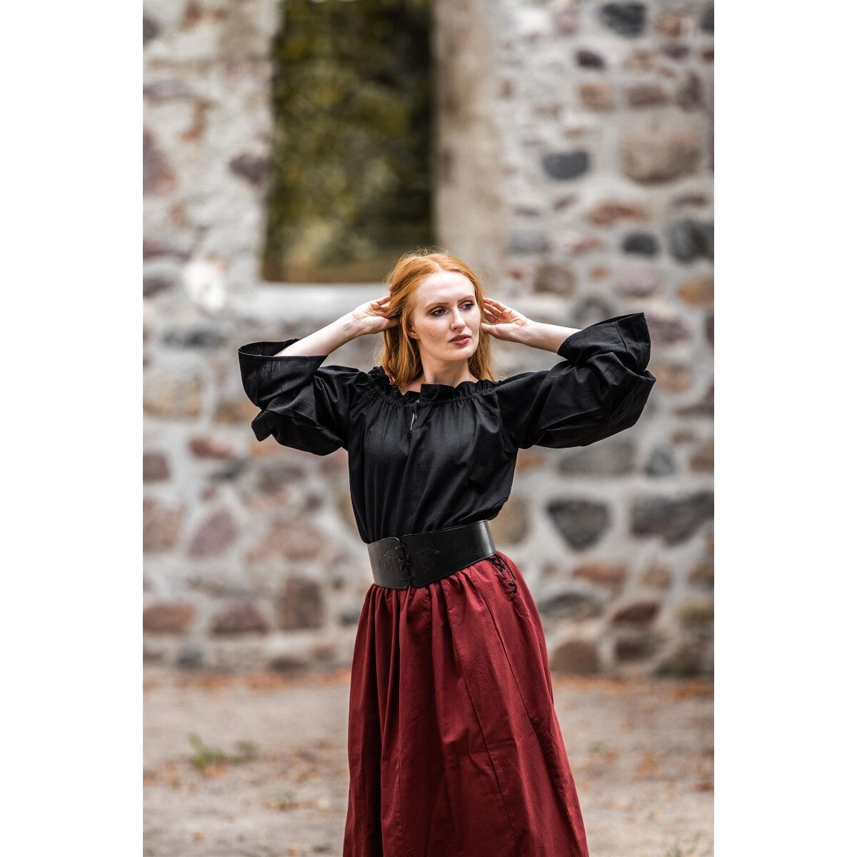 Immagine del prodotto Blusa medievale Morgan nera