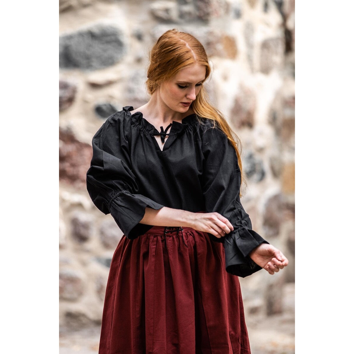 Immagine del prodotto Blusa medievale Morgan nera