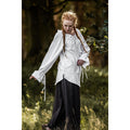 Image produit Blouse médiévale Morgan blanche