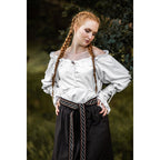 Image produit Blouse médiévale Morgan blanche
