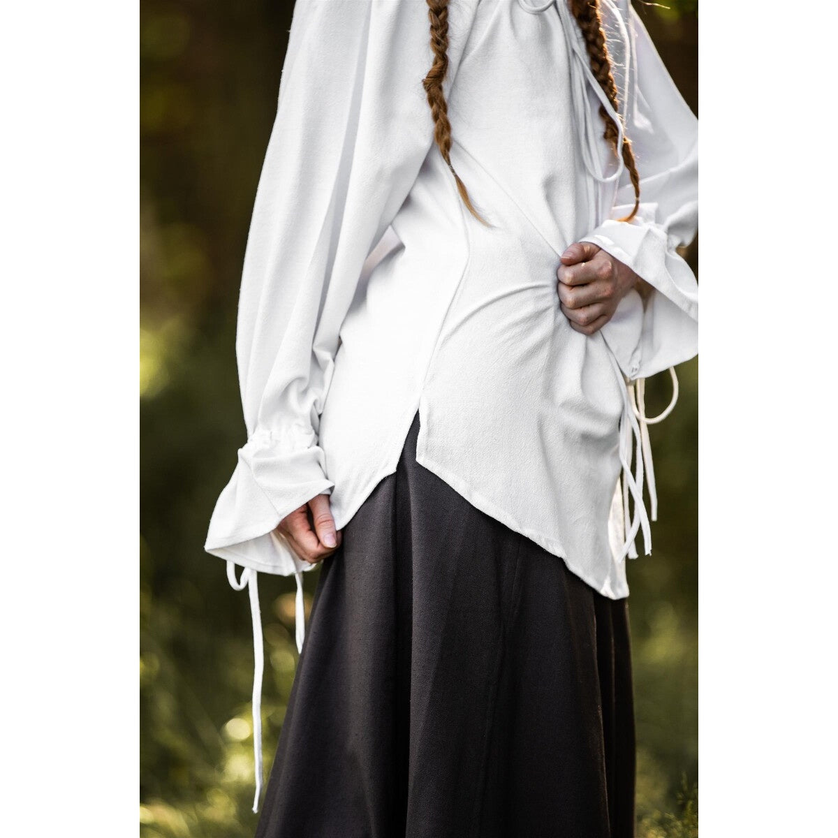 Image produit Blouse médiévale Morgan blanche