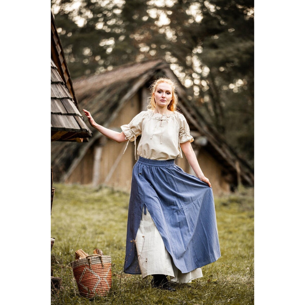 Produktbild Mittelalter Kurzarmbluse Verena beige