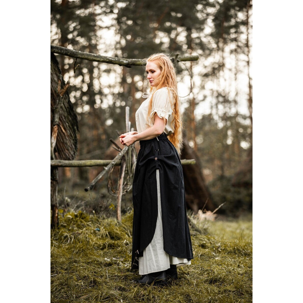 Produktbild Mittelalter Kurzarmbluse Verena beige