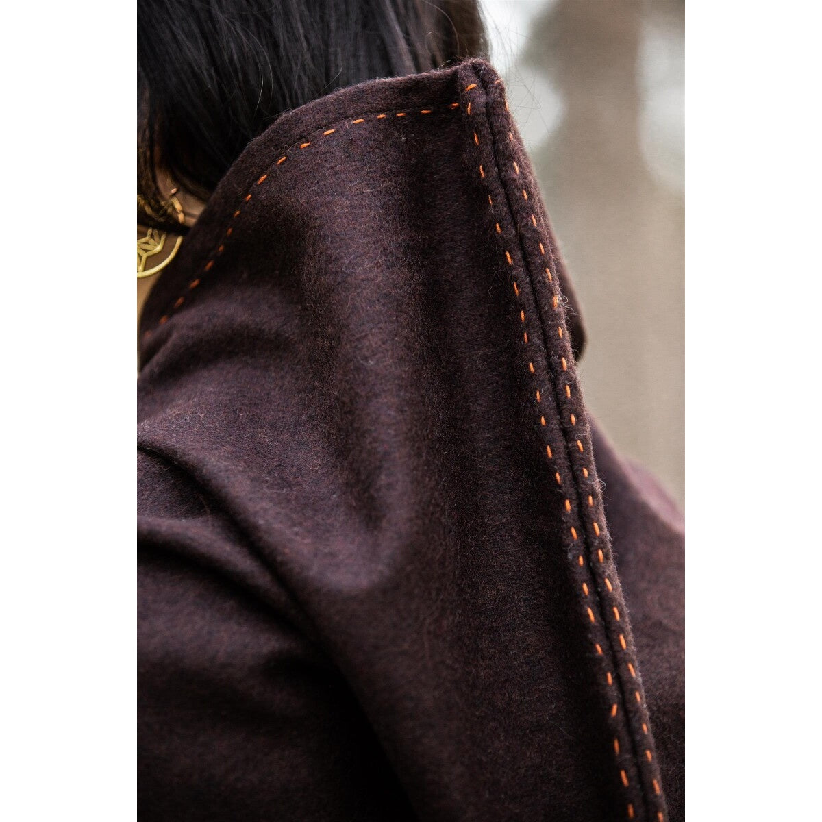 Image produit Cagoule médiévale Halfdan marron