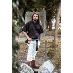 Produktbild Mittelalter Hemd Erik Kurzarm braun