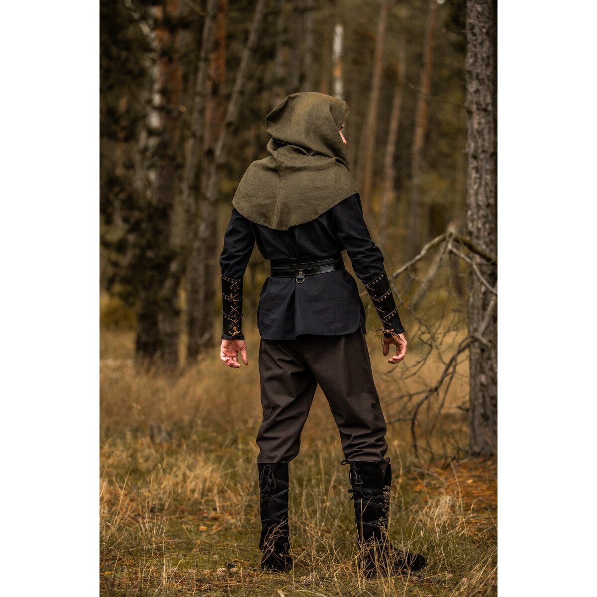 Produktbild Mittelalter Gugel Mannix grün