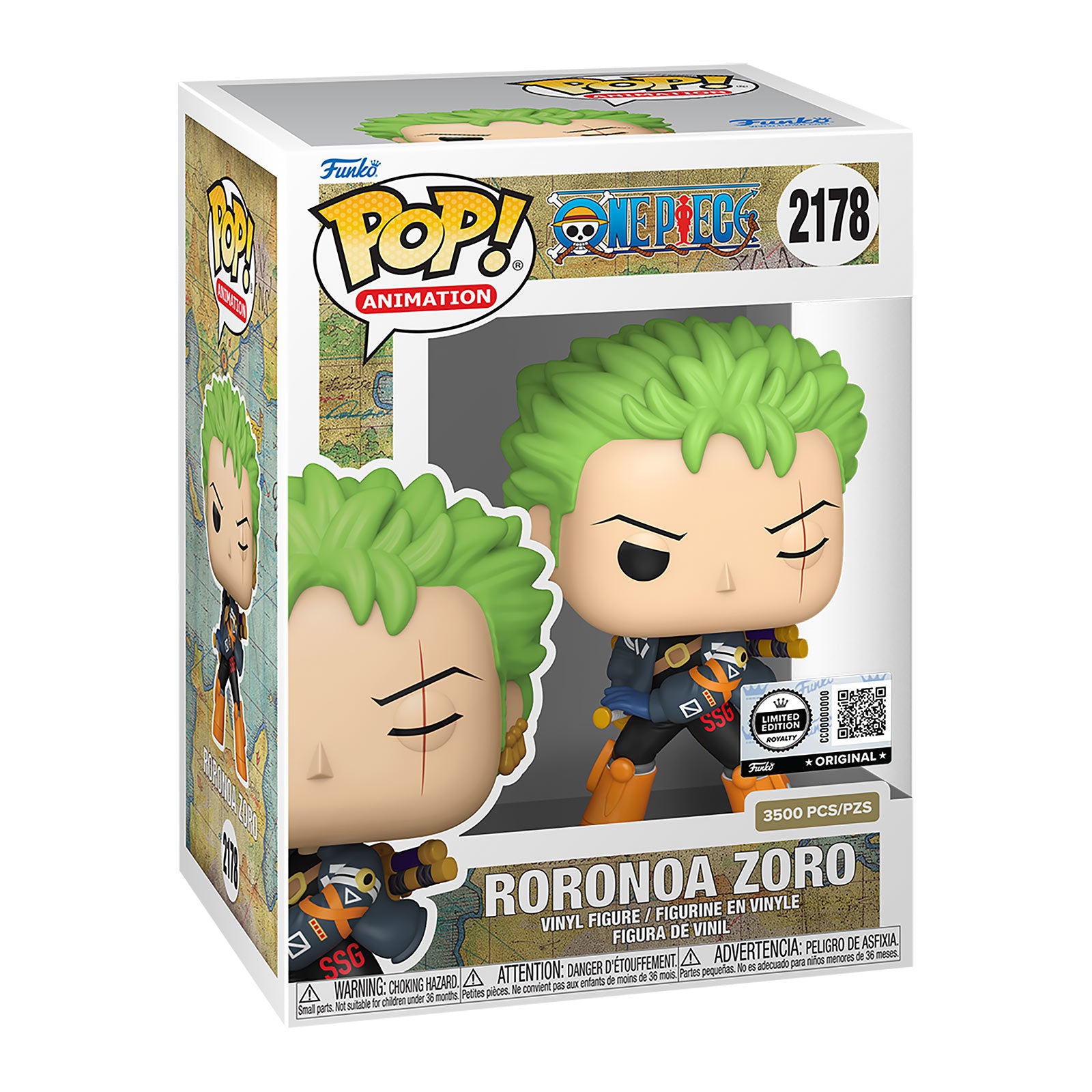 Image produit One Piece – Zoro (Arc Egghead) figurine Funko Pop Édition Limitée