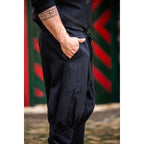 Product image Medieval Knee Breeches Laurence with Lower Leg Lacing black