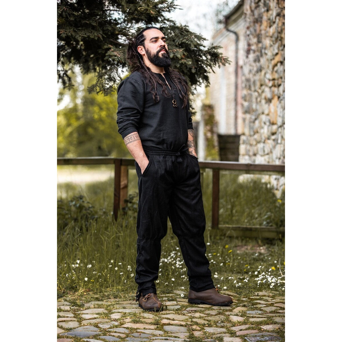 Immagine del prodotto Pantaloni medievali in lana Jorgen neri