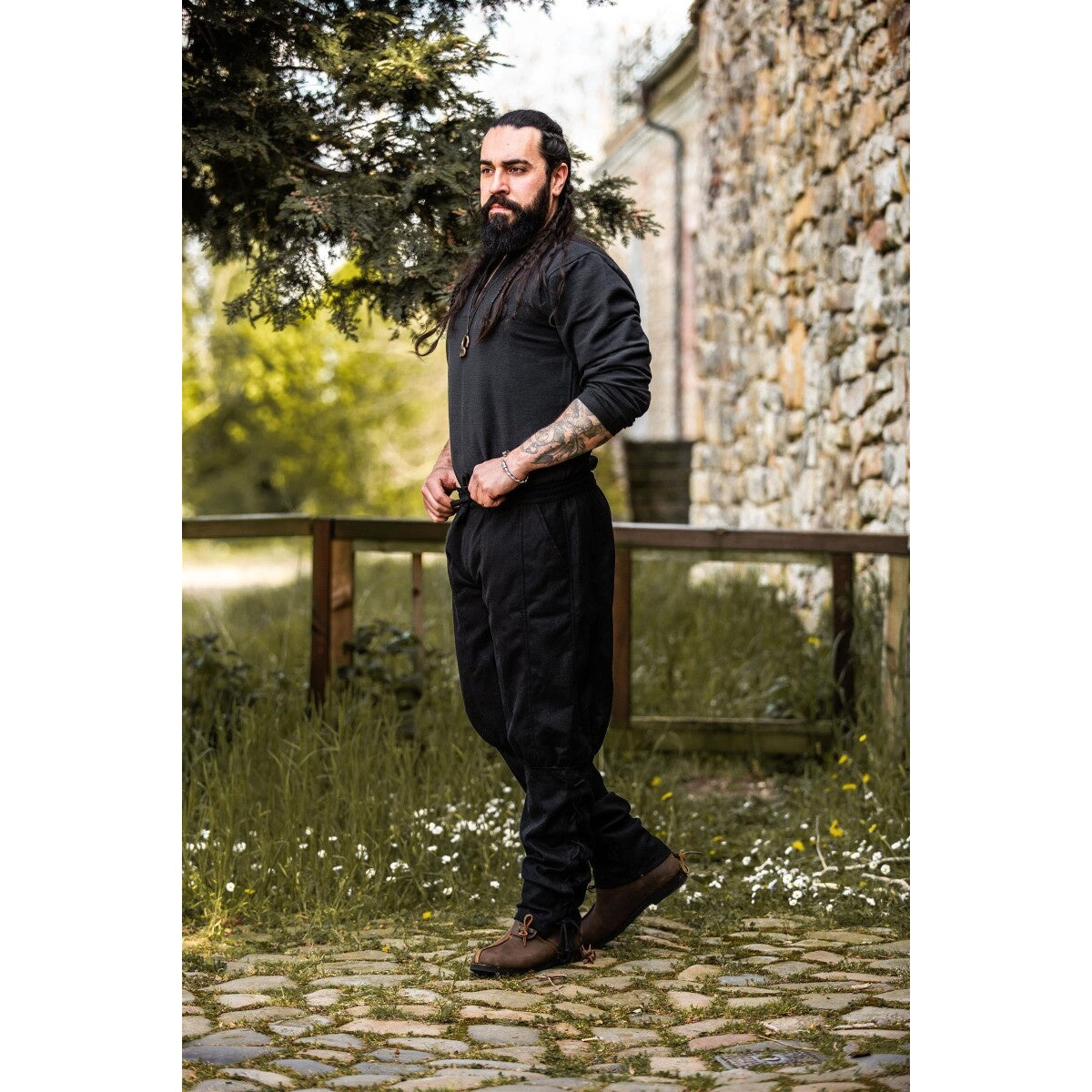 Immagine del prodotto Pantaloni medievali in lana Jorgen neri