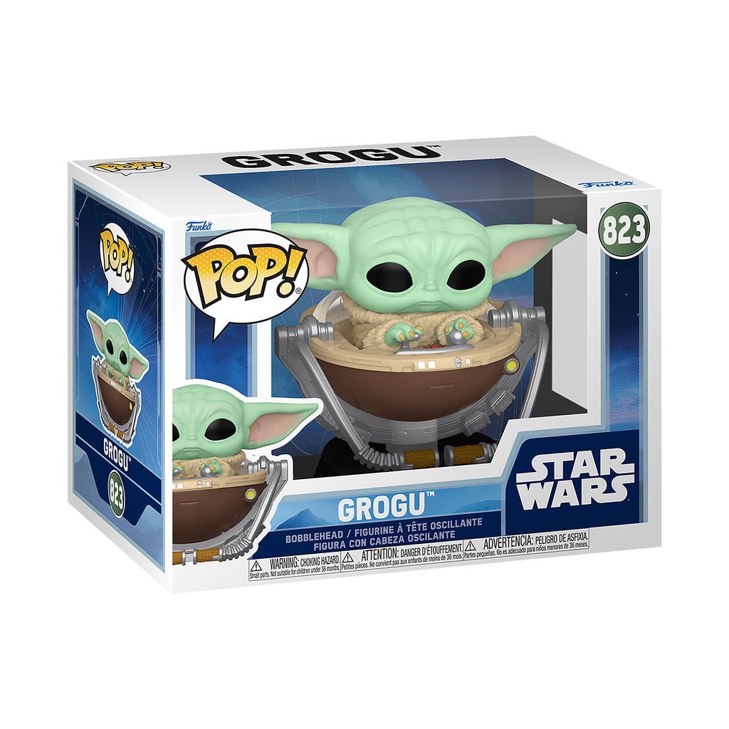 Produktbild Grogu im Kinderwagen Funko Pop Wackelkopf-Figur - Star Wars The Mandalorian and Grogu
