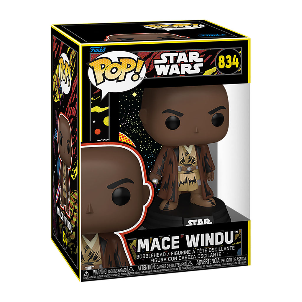 Produktbild Star Wars - Mace Windu Retro Funko Pop Wackelkopf-Figur