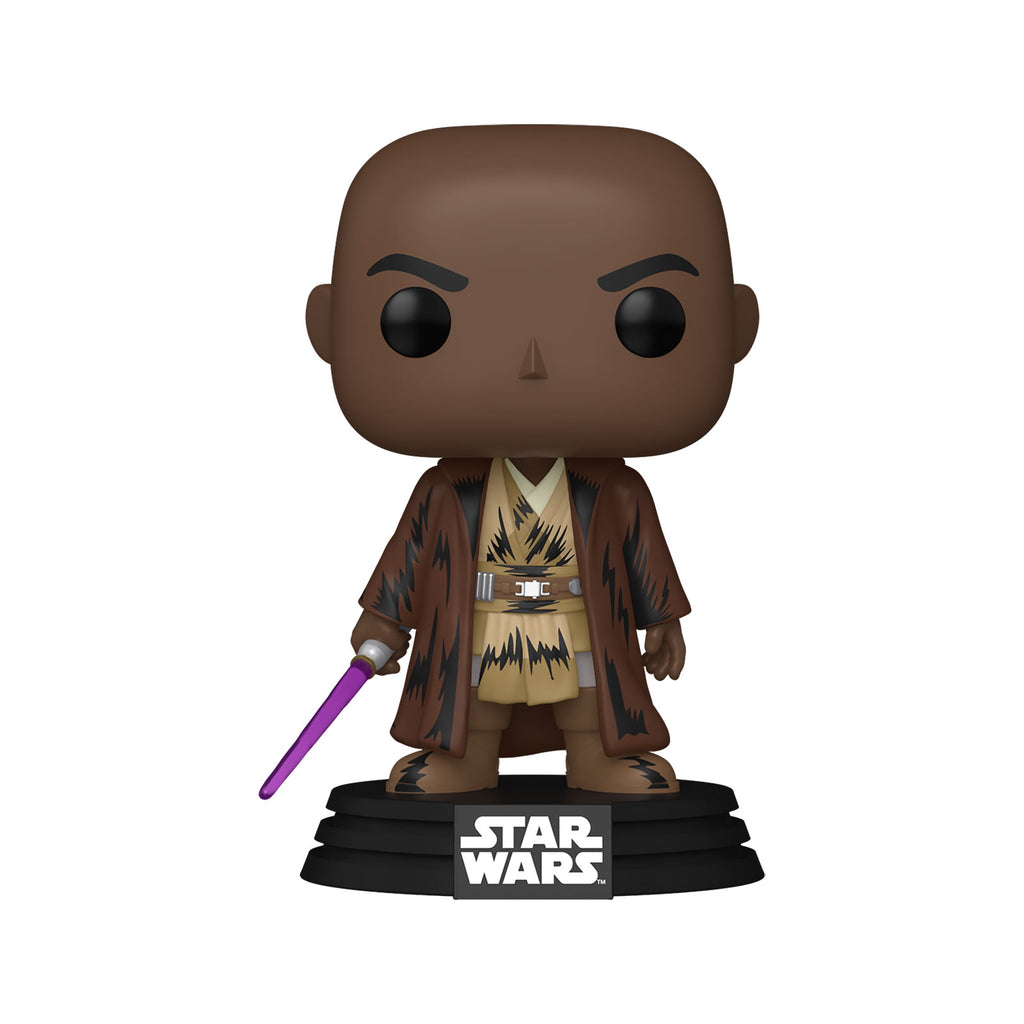 Produktbild Star Wars - Mace Windu Retro Funko Pop Wackelkopf-Figur