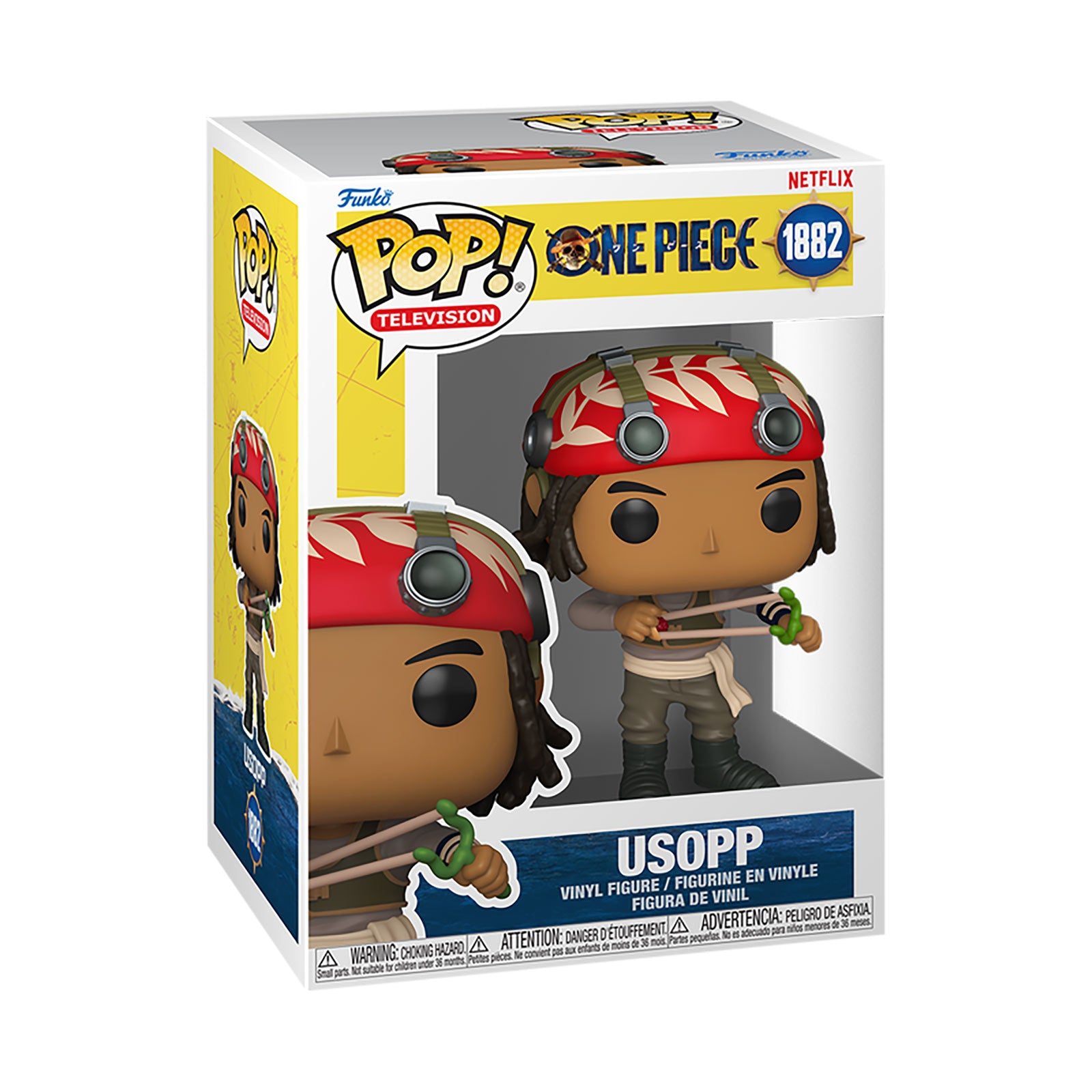 Image produit One Piece Netflix - Figurine Funko Pop Usopp