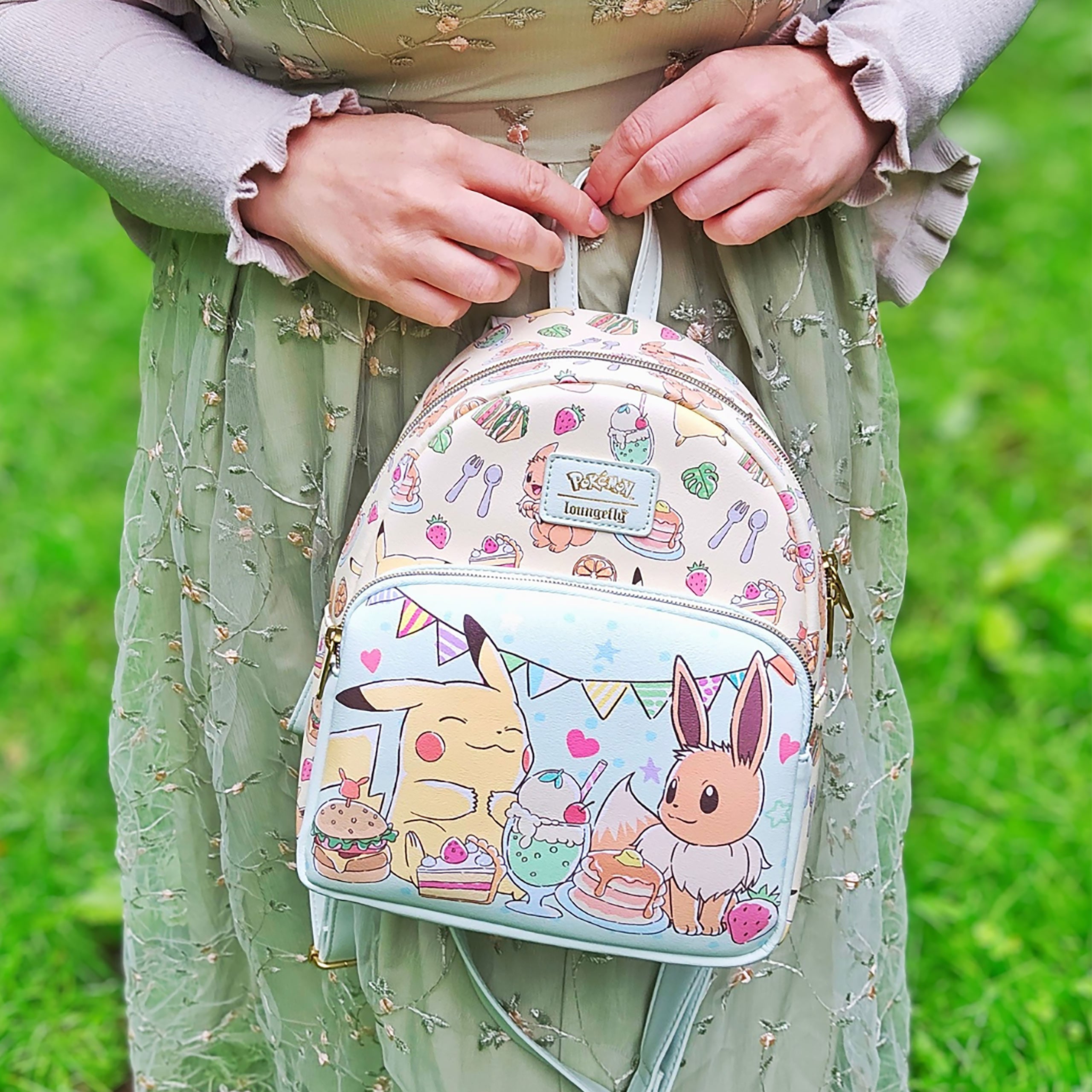 Produktbild Pokemon - Pikachu und Evoli Food Collection Mini Rucksack