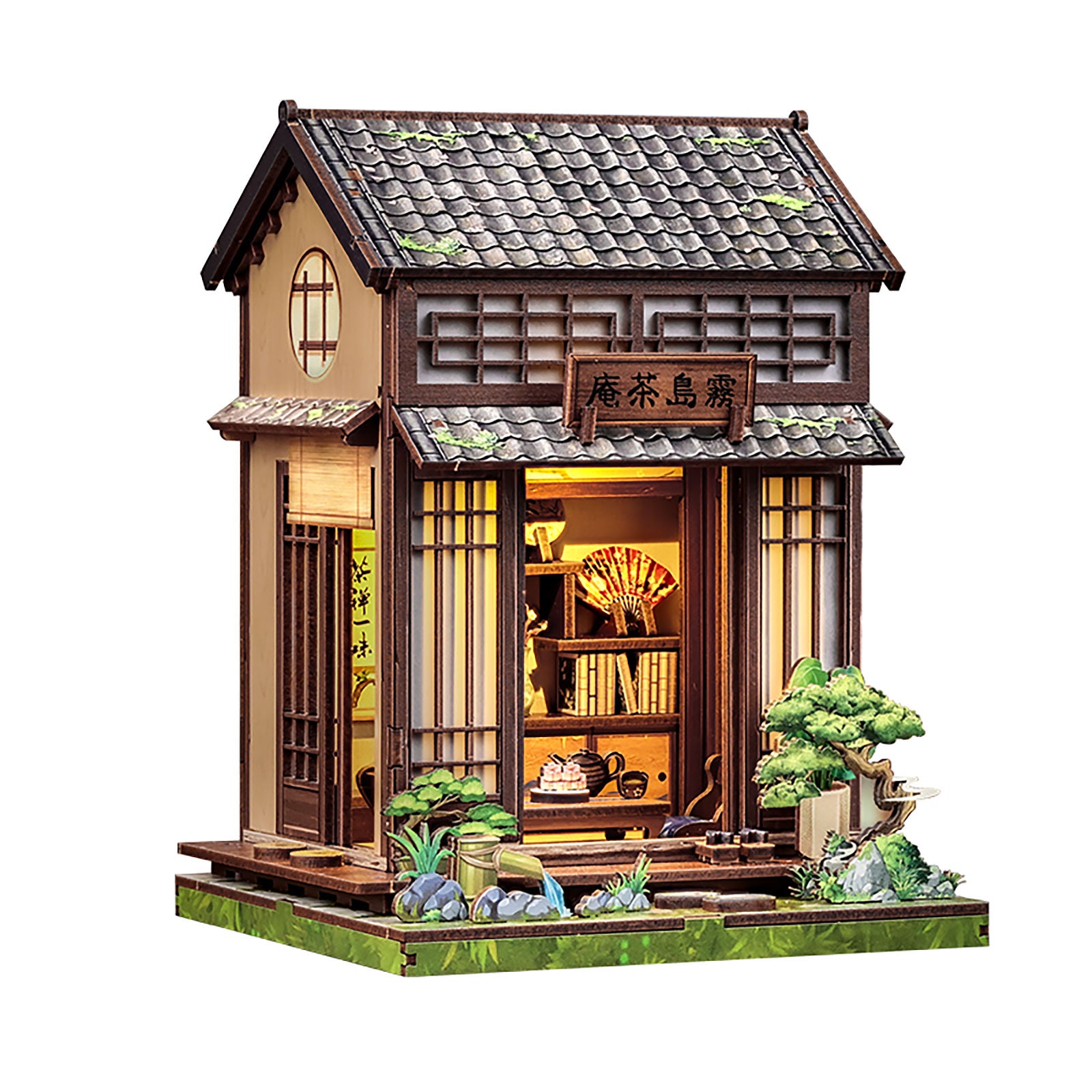 Image produit CuteBee - Kirishima Cha-an maison miniature Book Nook kit de modèle